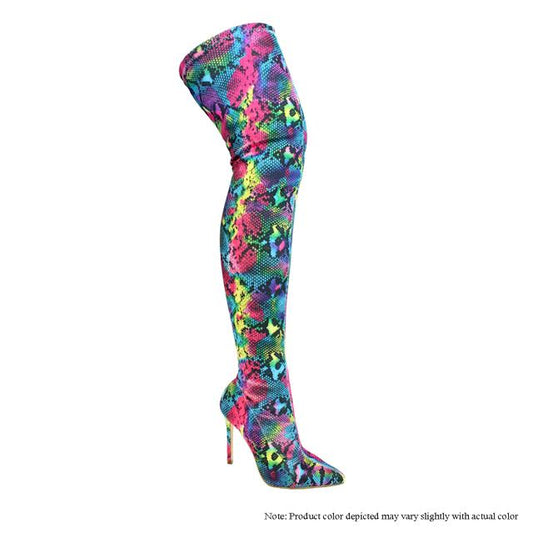 Gisele - Multi Snake 2  {Lycra} {Order 1/2 Size Larger}