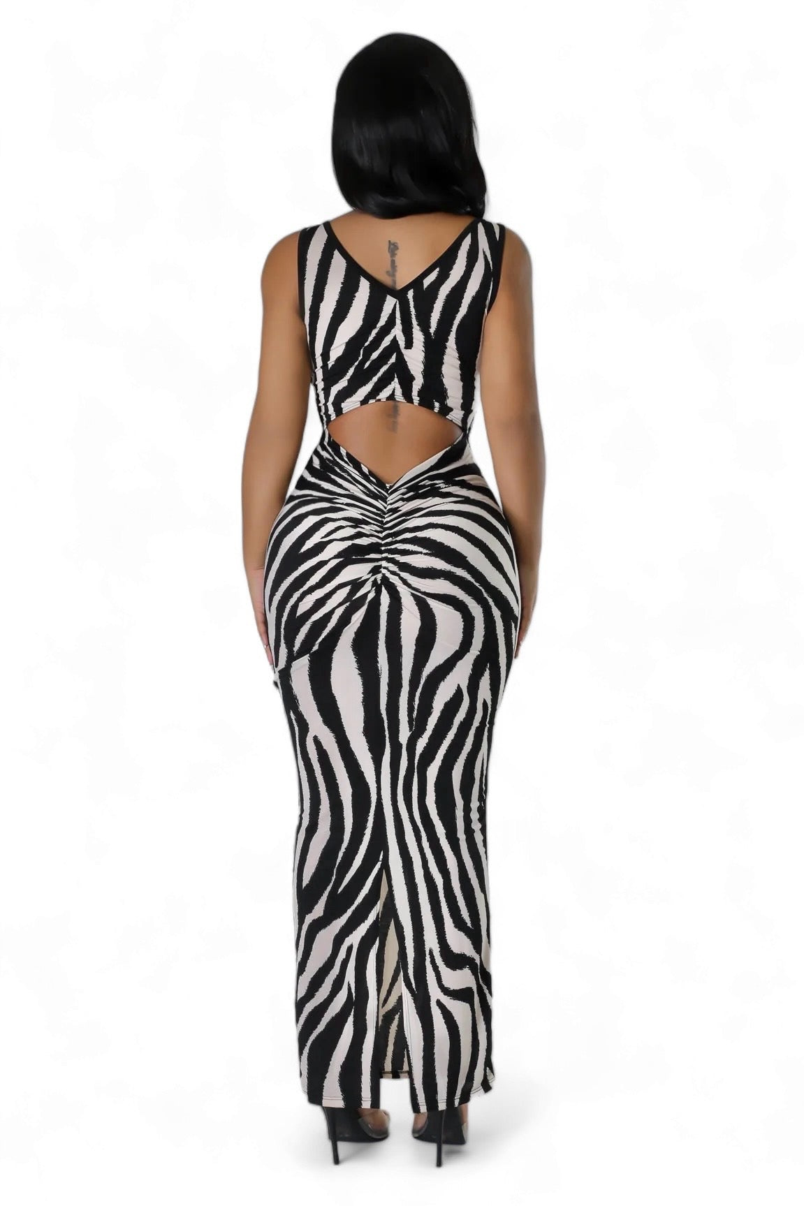 Maxi Jungle Print Dress