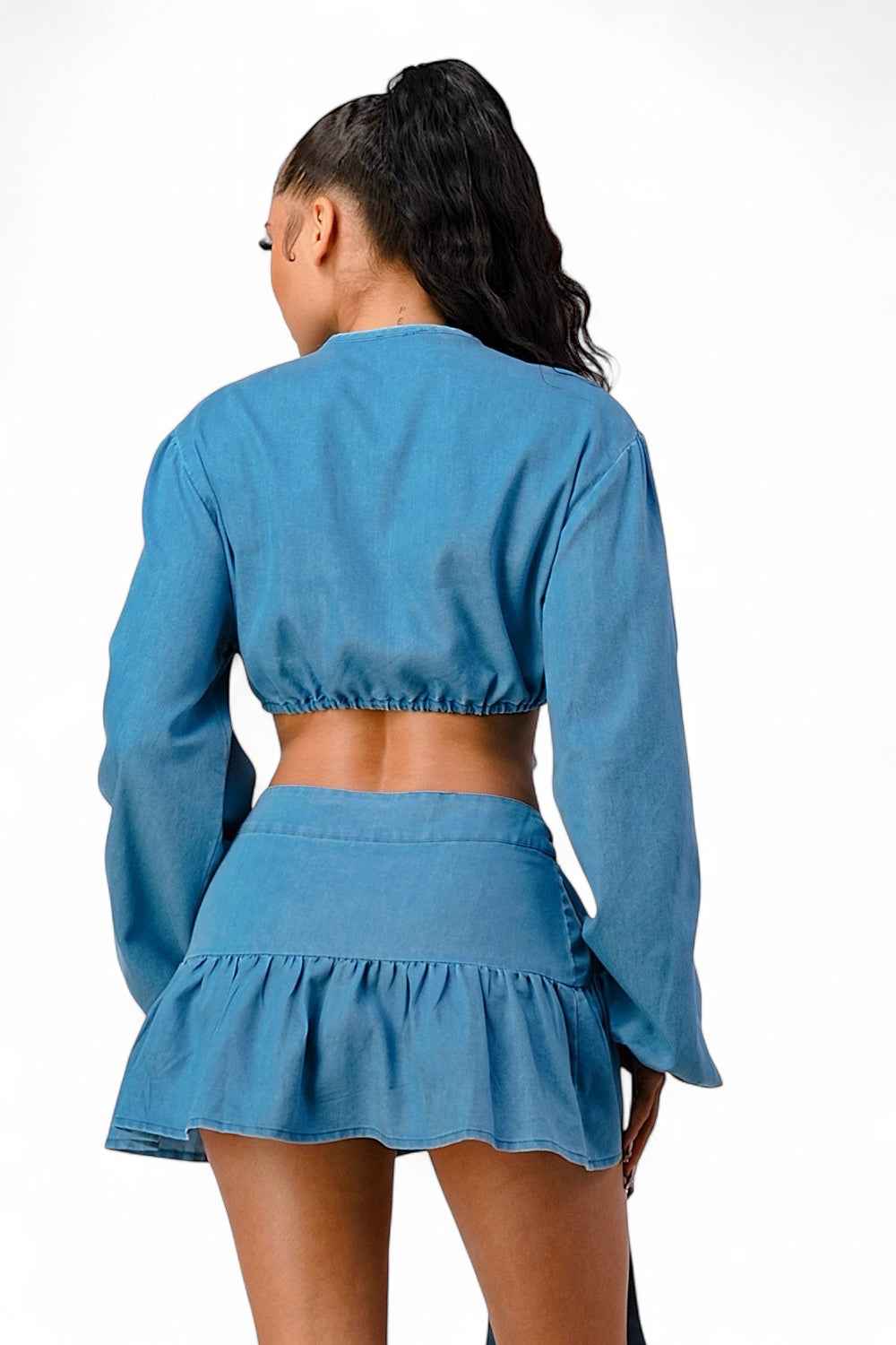 Denim Dreams Two-Piece Set