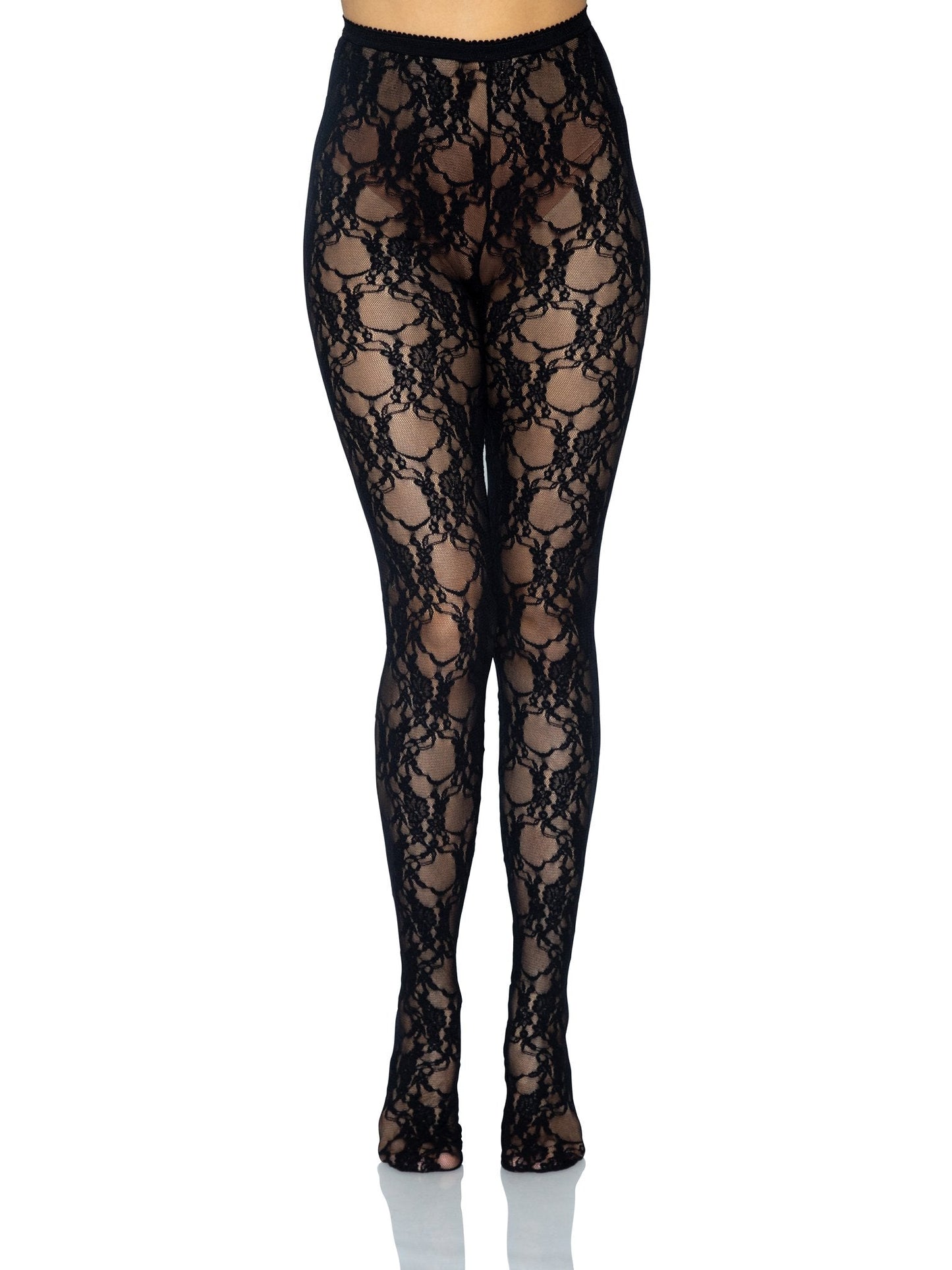 Tori Floral Lace Tights