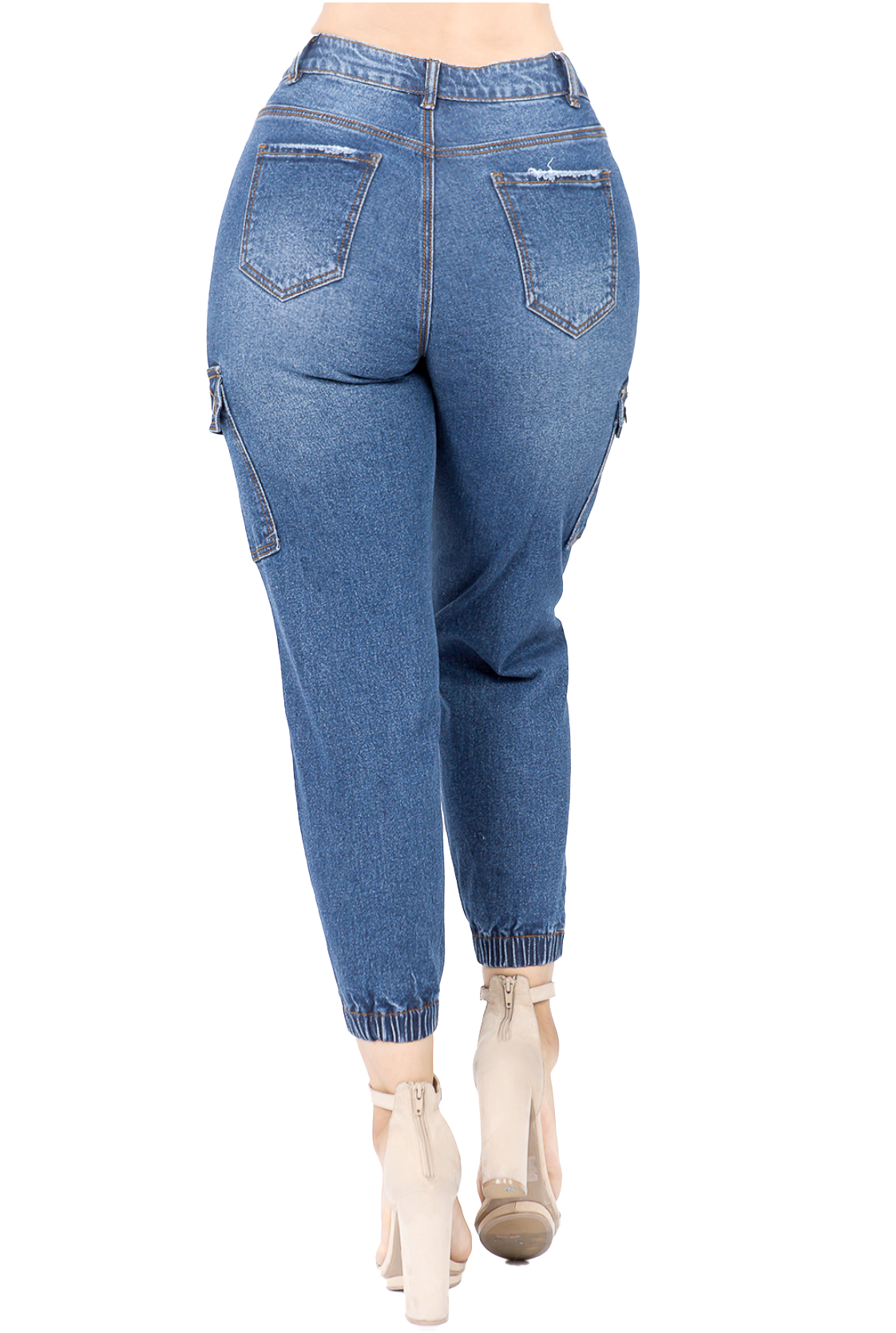 Distressed Cargo Joggers {26" Inseam}