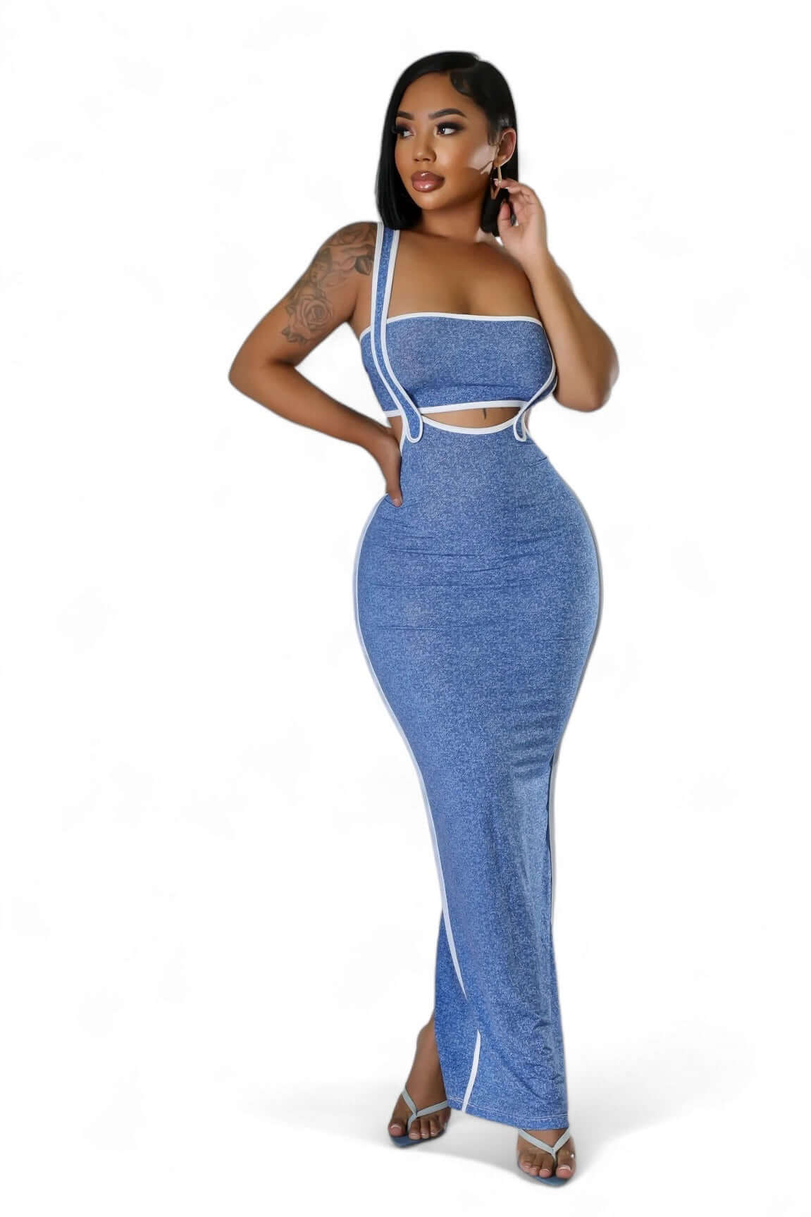 2 Piece Tube Top & Jumper Dress
