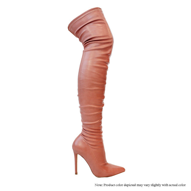 Gisele - Rose PU {Order 1/2 Size Larger}