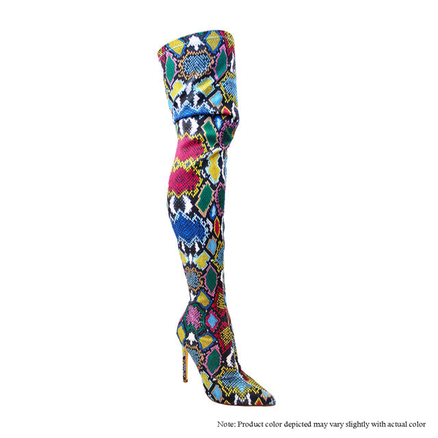 Gisele - Multi Snake Lycra {Order 1/2 Size Larger}