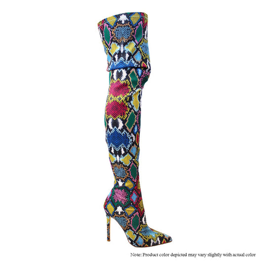 Gisele - Multi Snake Lycra {Order 1/2 Size Larger}