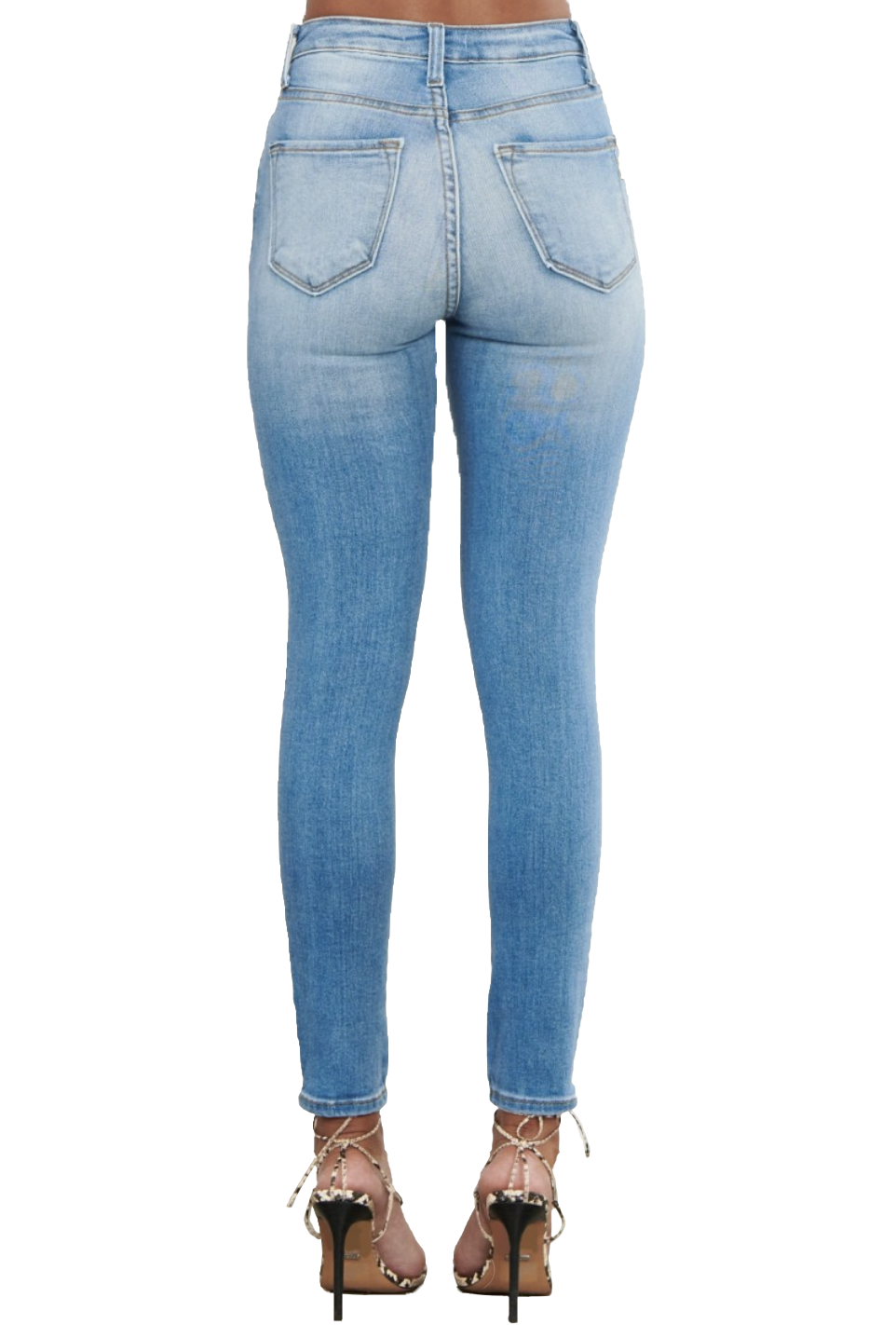 {P1861} Denim Ankle Skinny Jeans