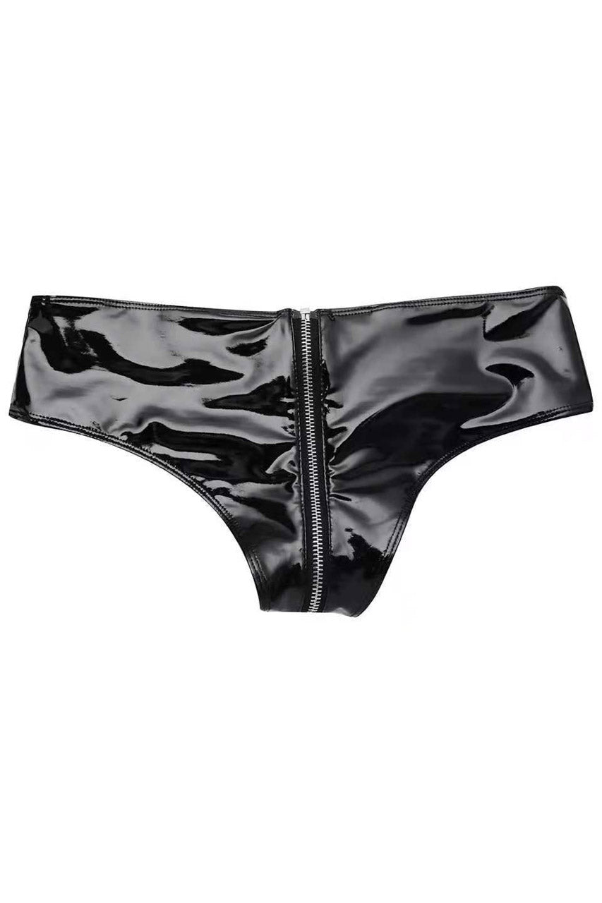 Vinyl Zipper Panty