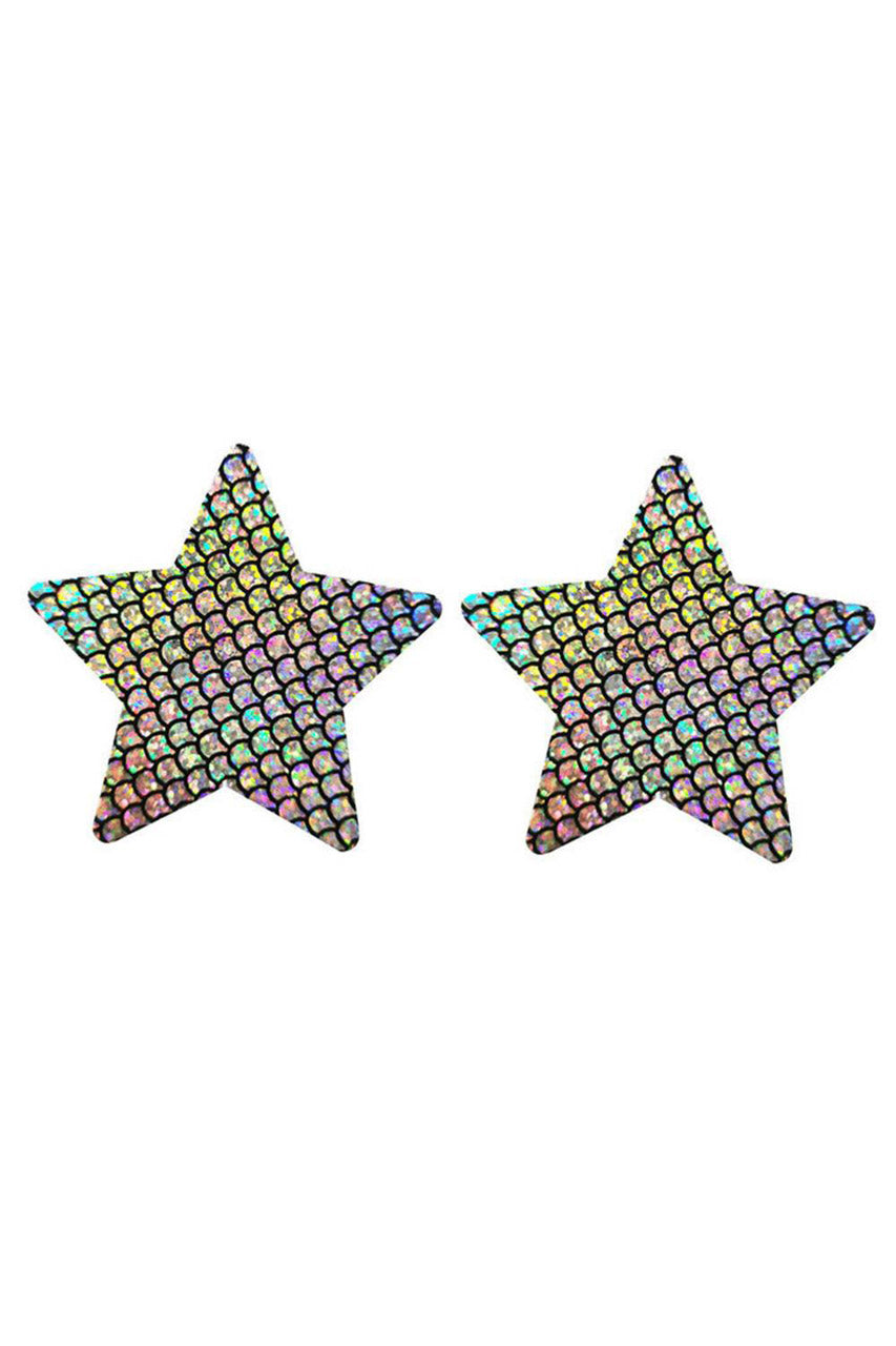 Mermaid Scale Star Pasties