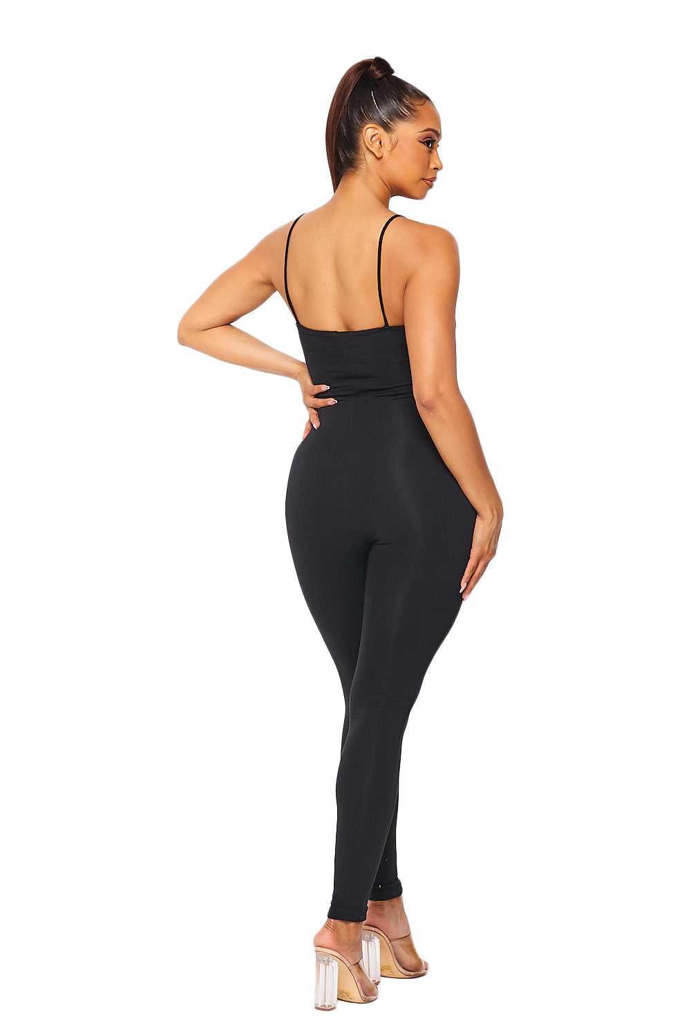 Spaghetti Strap Stretchy Jumpsuit