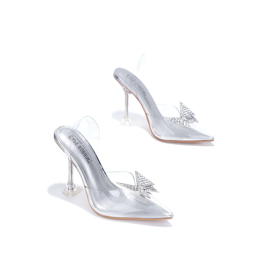 Nana Bee - Silver{Order 1/2 Size Larger}