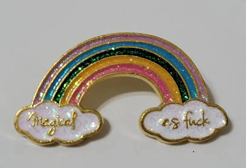 Magical AF Rainbow Pin