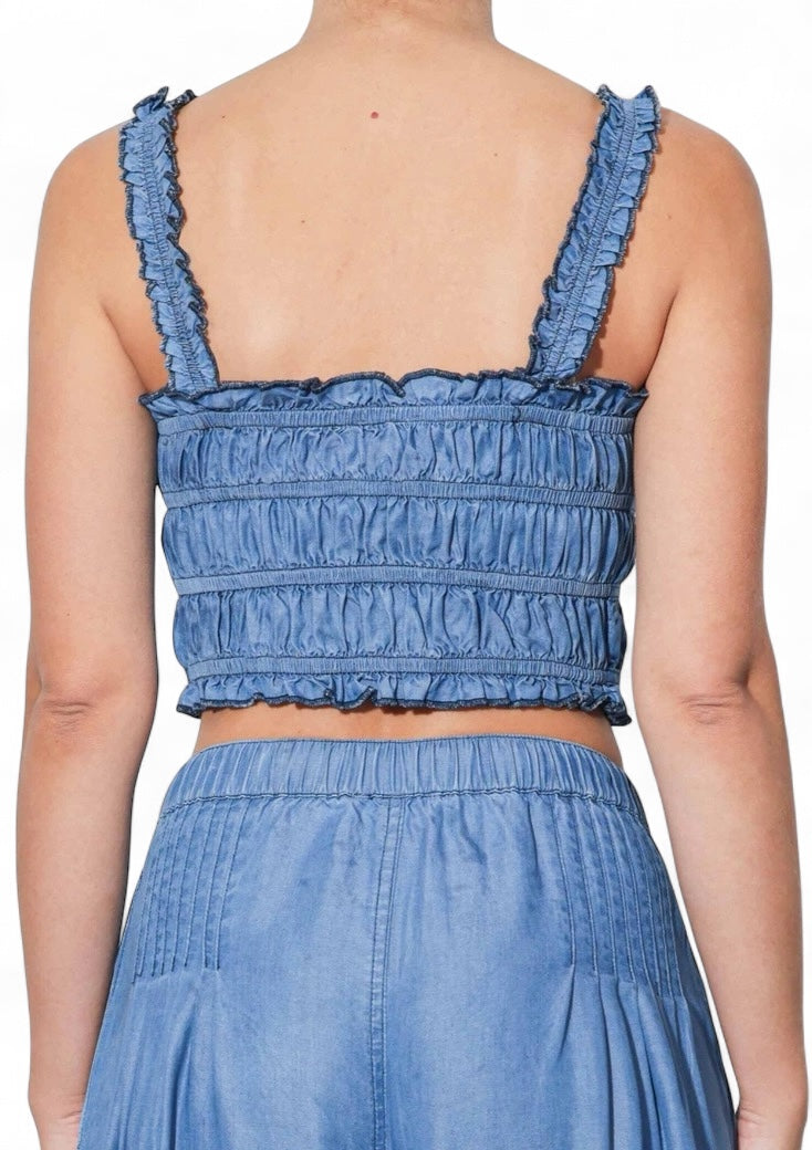 Tencel™ Smocked Top