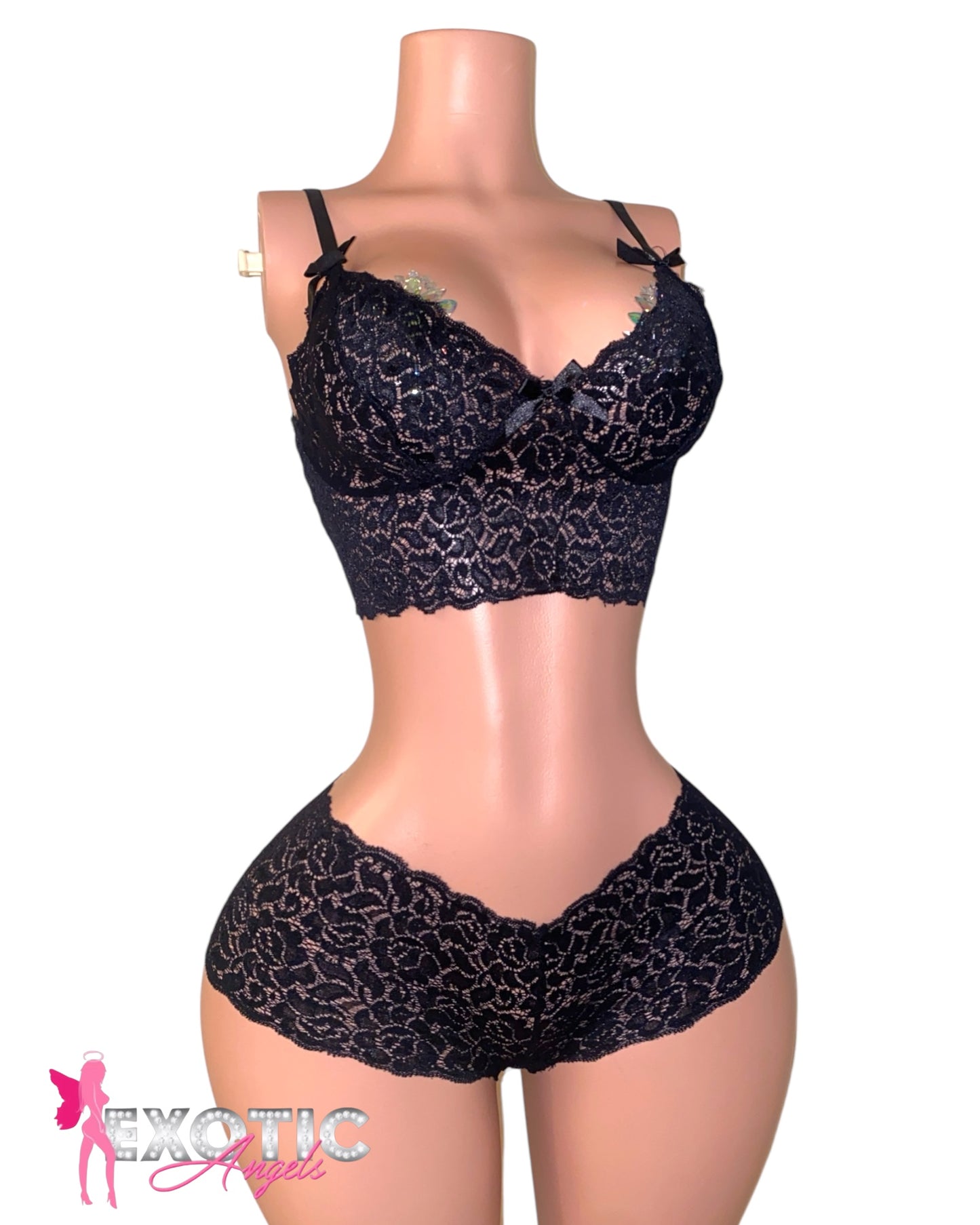 Lacey Cami Set - Black