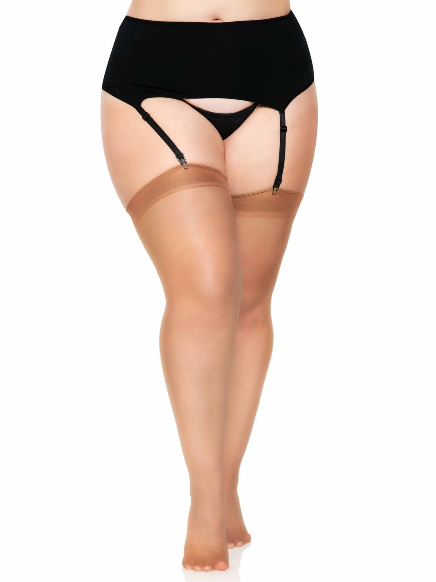 Plus Lynn Sheer Backseam Stockings