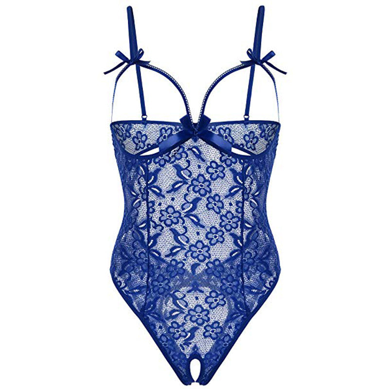 Sexy Lingerie Sexy Sleepwear Open-End Jumpsuit