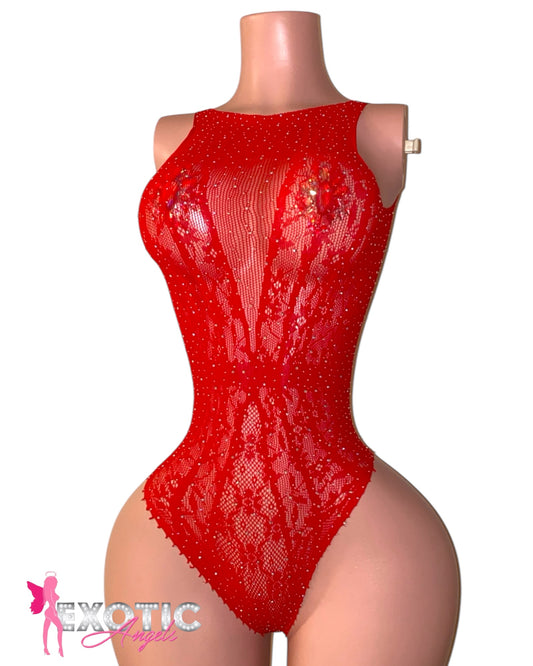 Carrie Bodysuit - Red