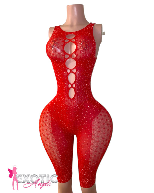 Romi Jumpsuit - Red