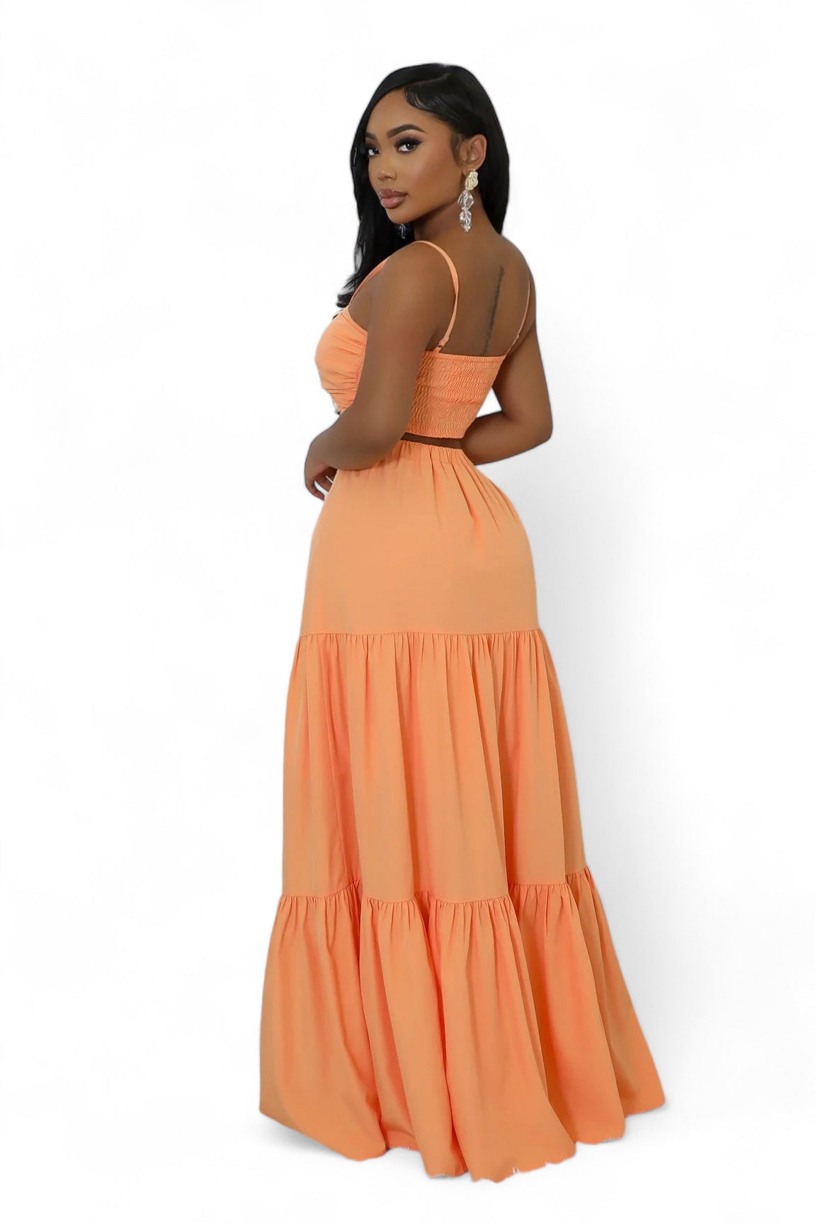 Two Piece Maxi Skirt Set