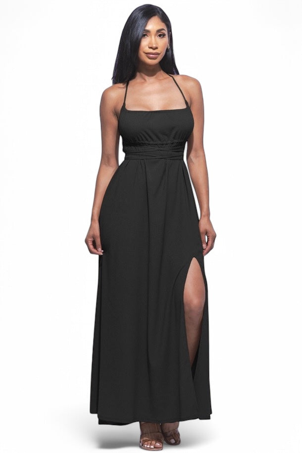 Side Slit Maxi Dress