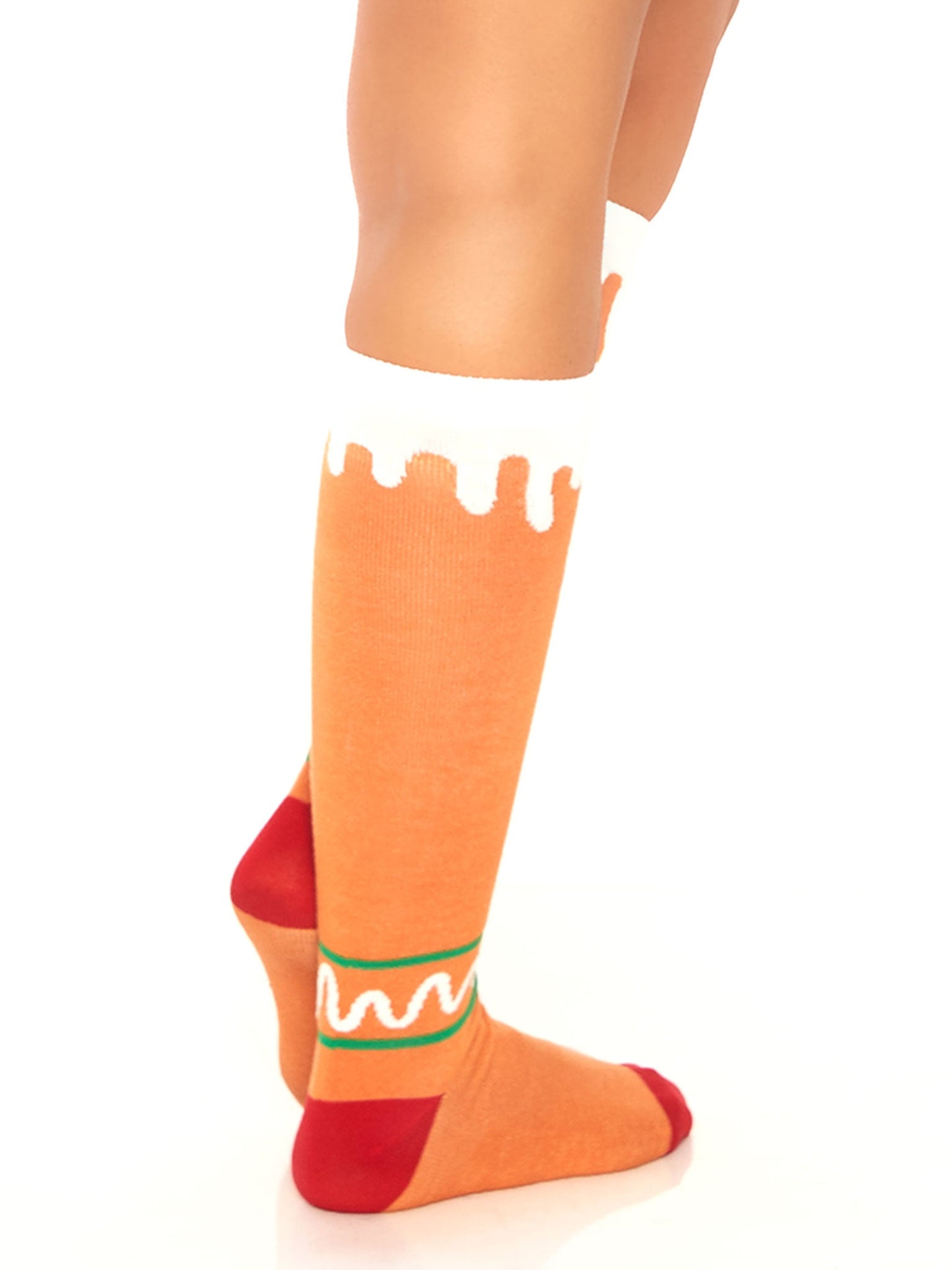 Sonia Gingerbread Man Socks