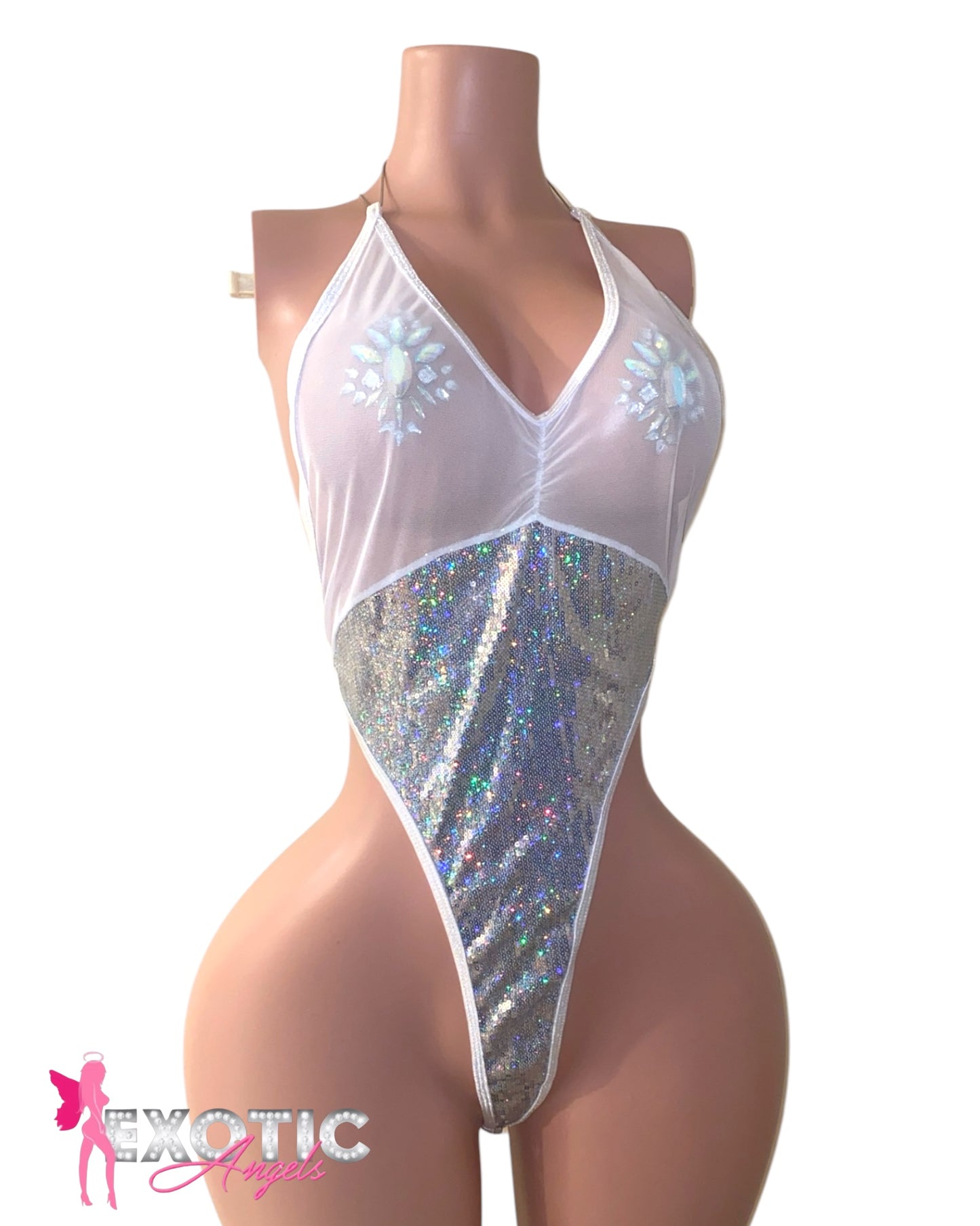 Cassandra Onesie - Silver