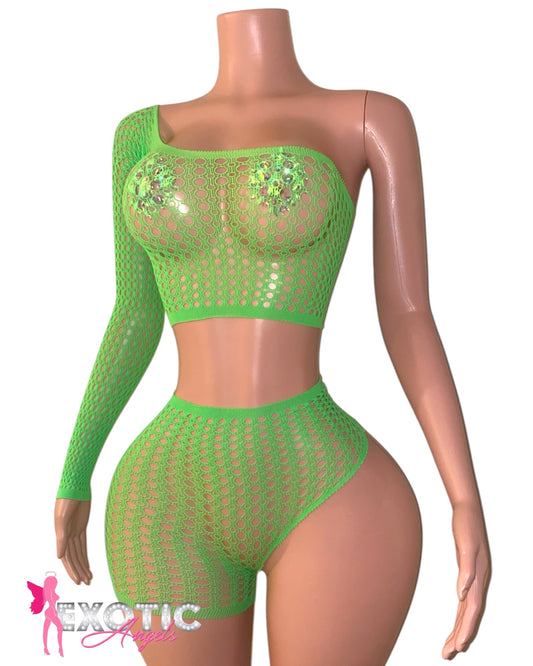 Mimi Set - Neon Green