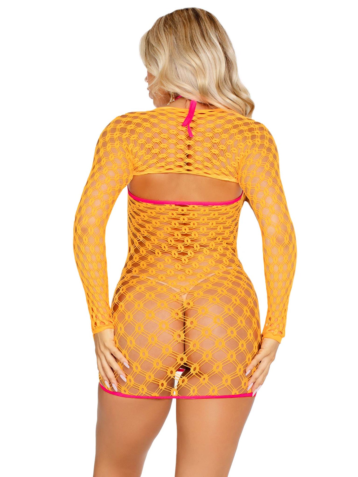 Reckless Romance Net Dress Set