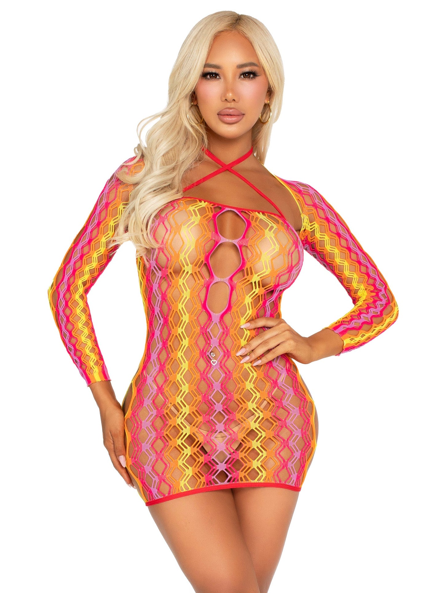 Eyes On Me Dress and Shrug Set