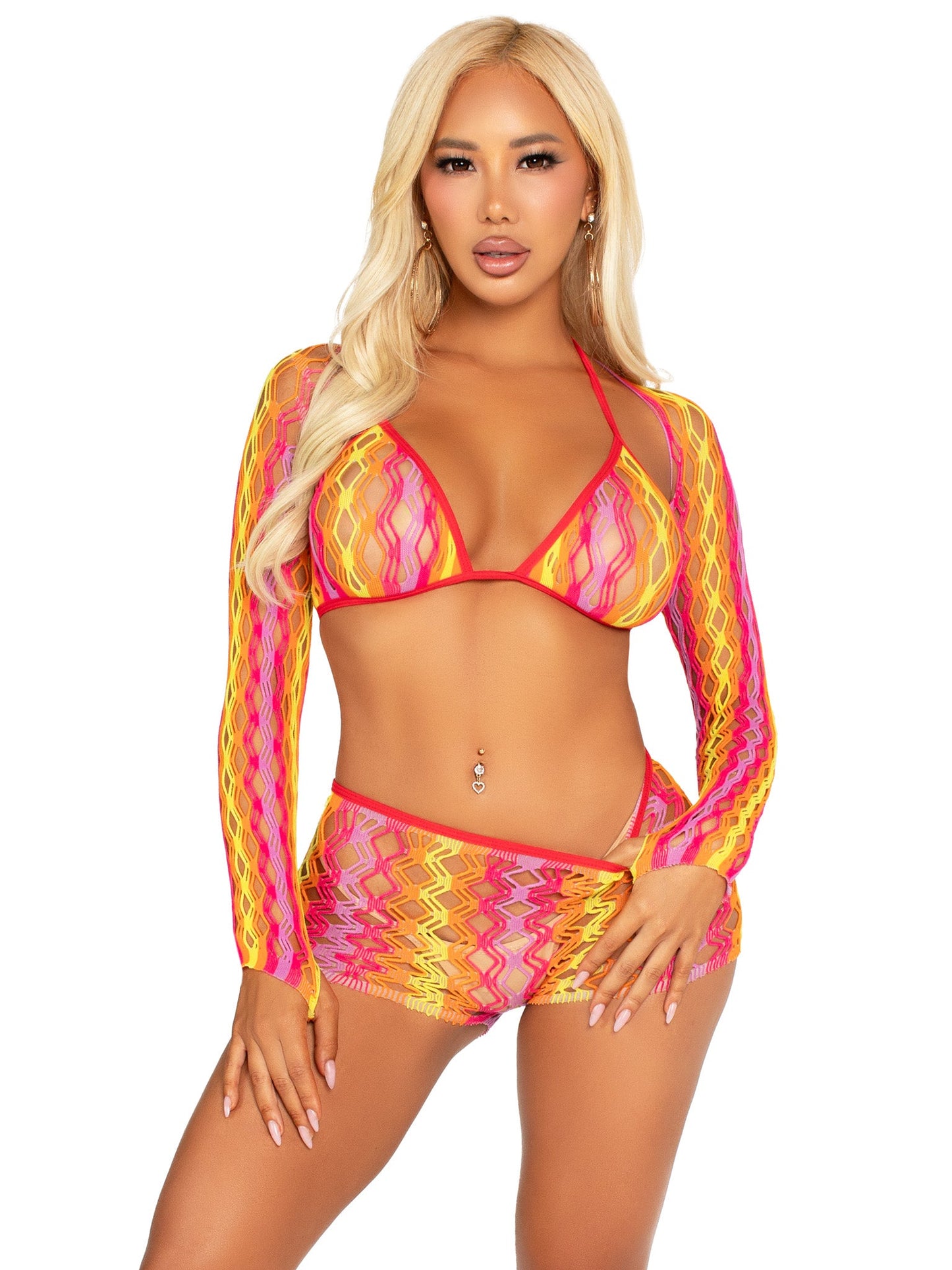 Summer Vibe Bra and Boyshorts Set