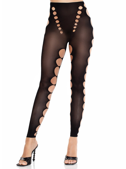 Maris Cut-Out Footless Tights