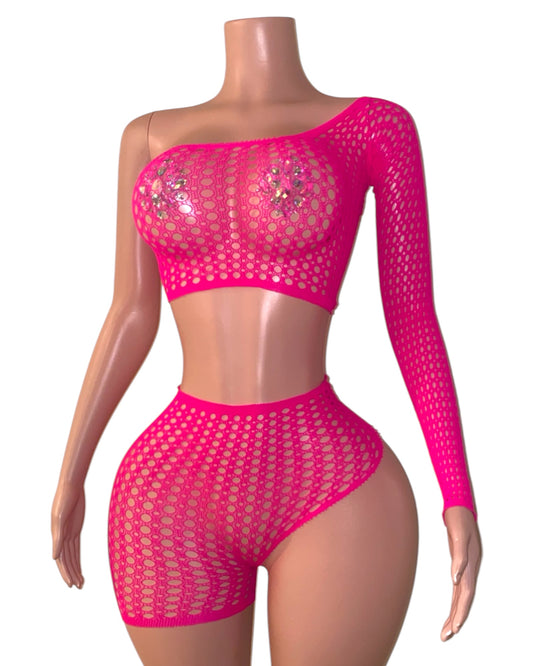 Mimi Set - Neon Pink