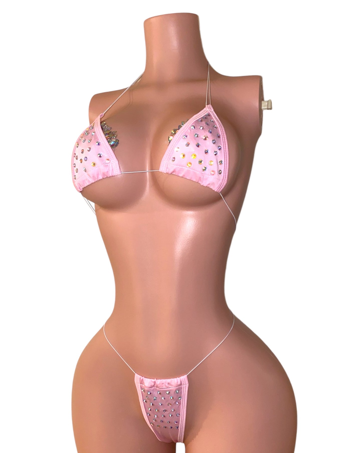 Jalissa 3 Piece Bikini Set - Baby Pink