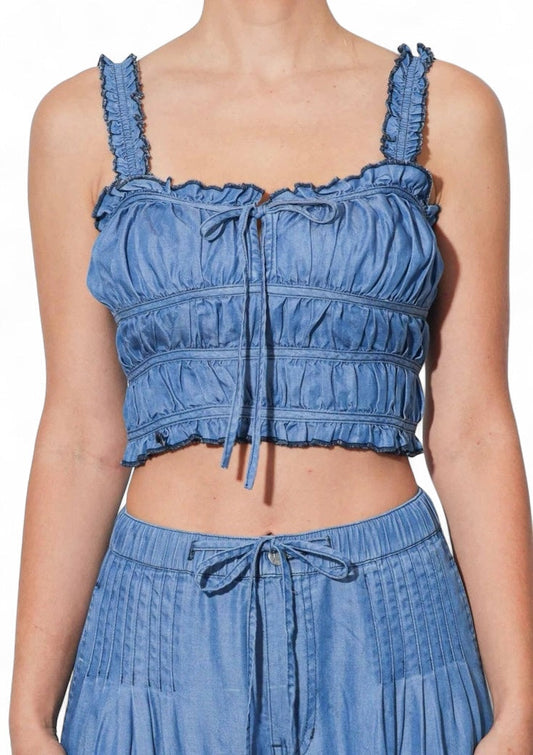 Tencel™ Smocked Top