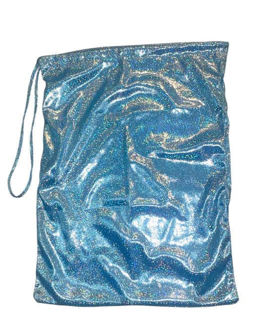 Shimmer Money Bag - Light Blue