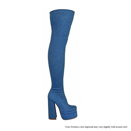 Ari - Denim {Order 1/2 Size Larger}