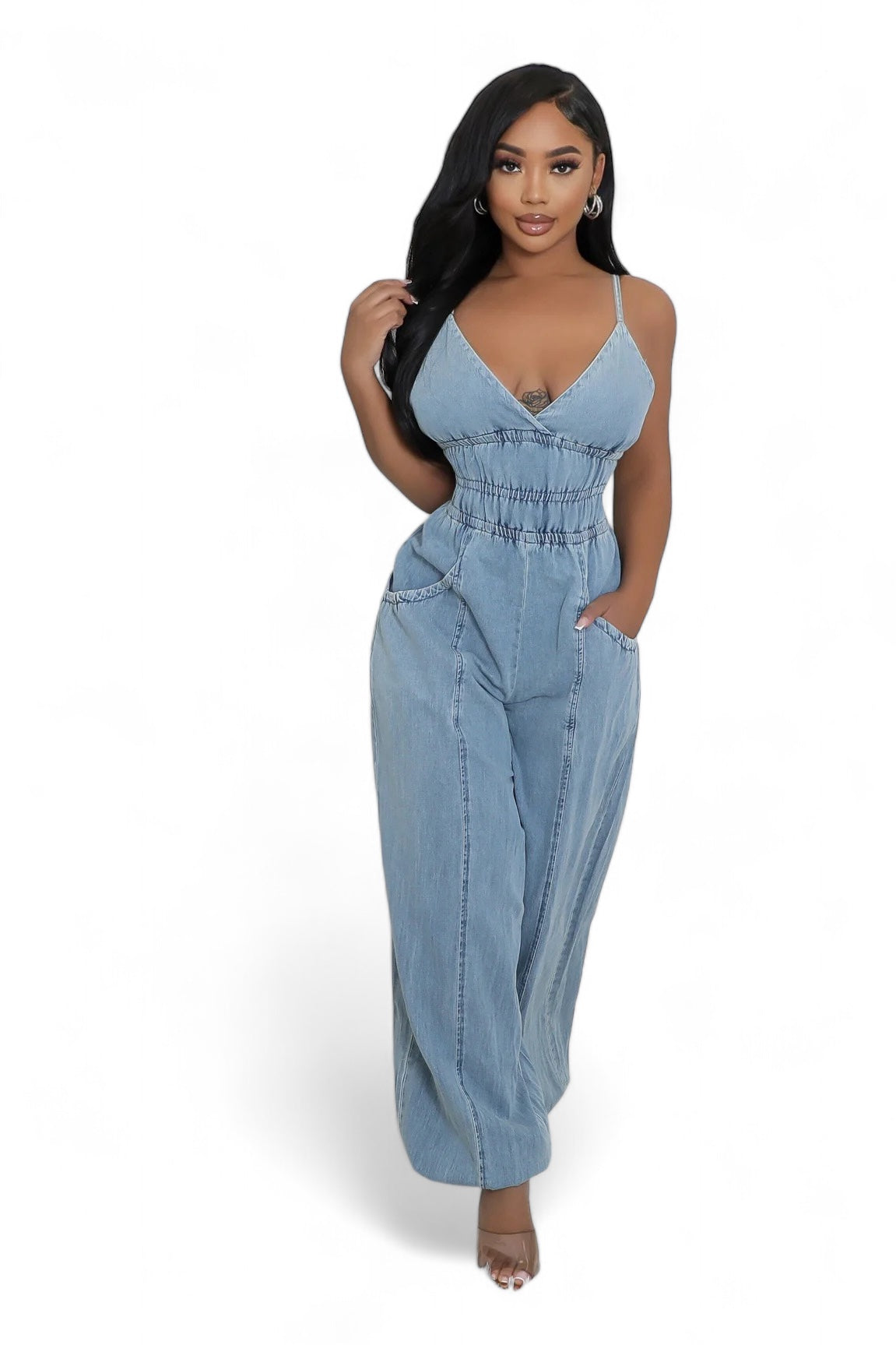 Denim Jean Jumpsuit