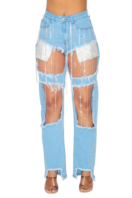 Bling Pocket Jeans