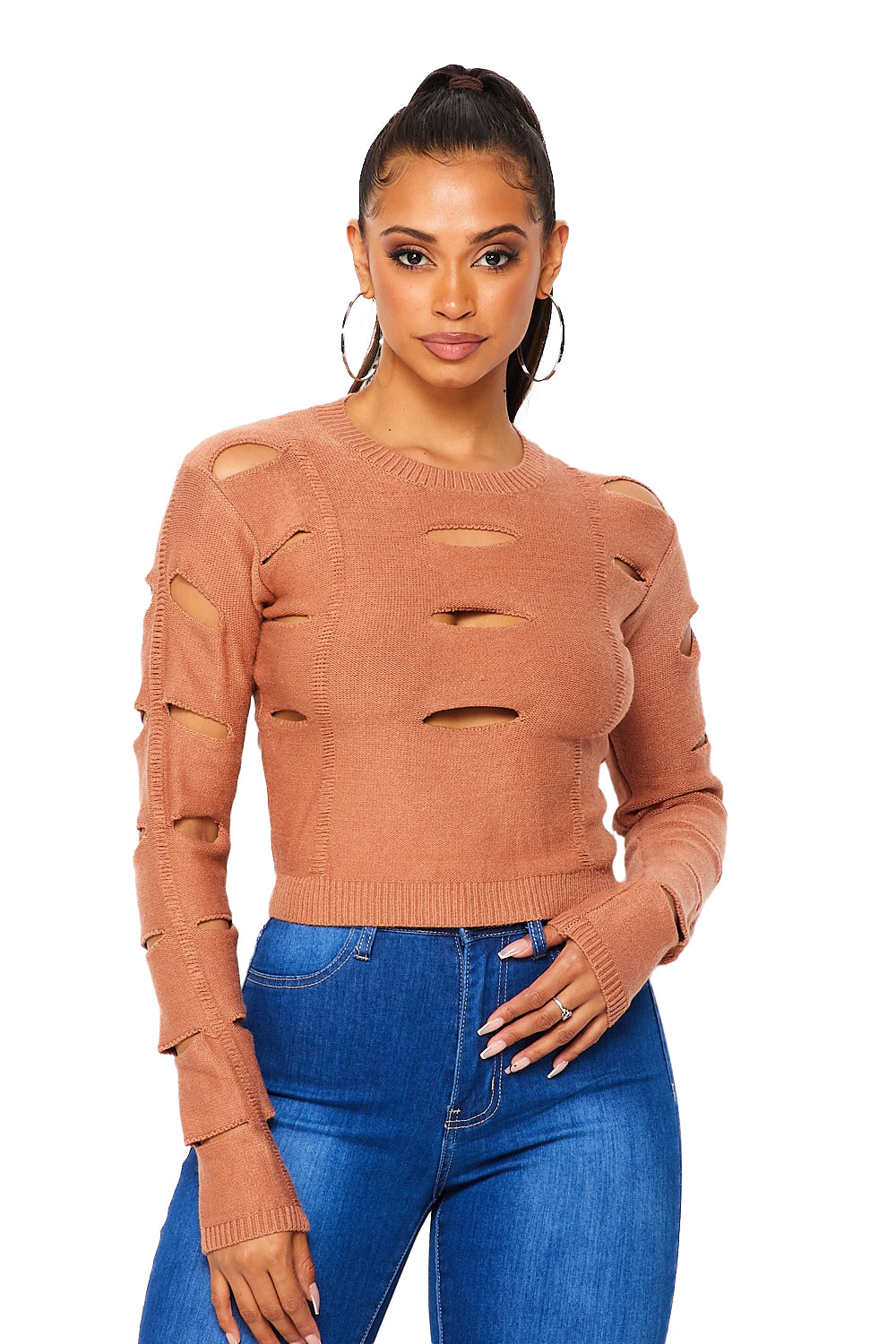 Cut Out Sweater