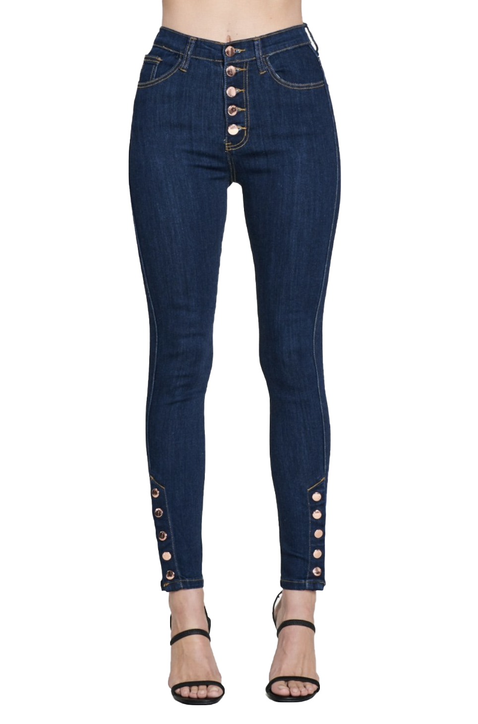 {EP1678} Button Up Skinny Jeans - {2 colors}