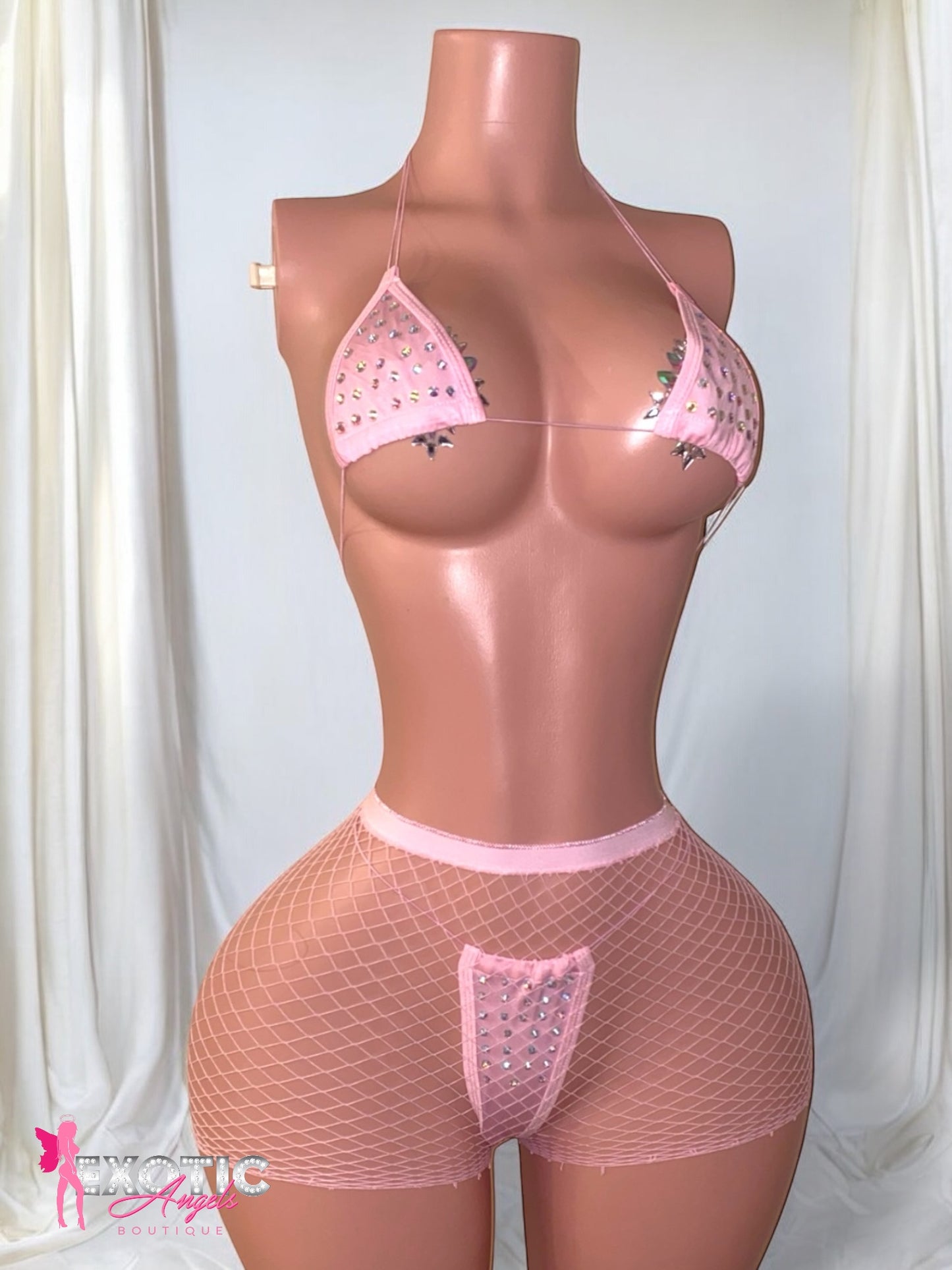 Jalissa 3 Piece Bikini Set - Baby Pink