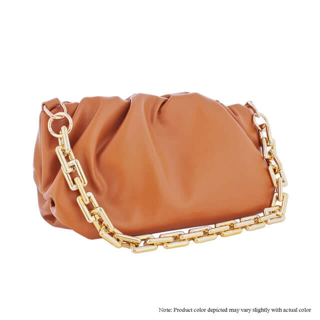 Scrunchy Chain Bag - Honey