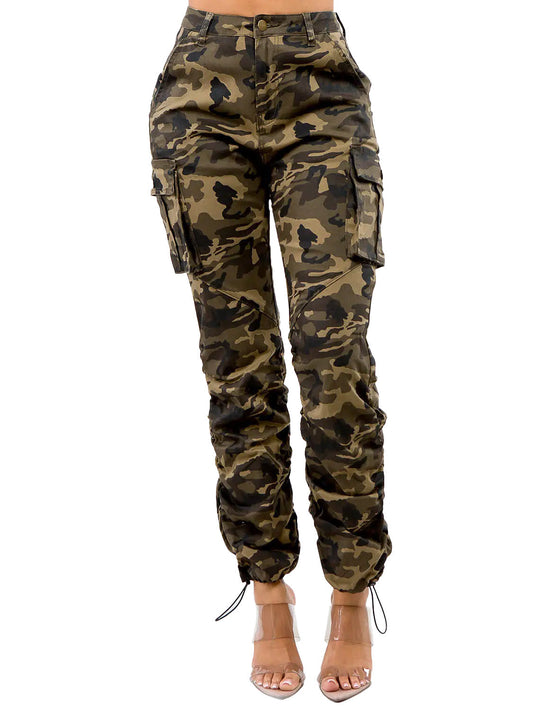 High Waist Cargo Joggers