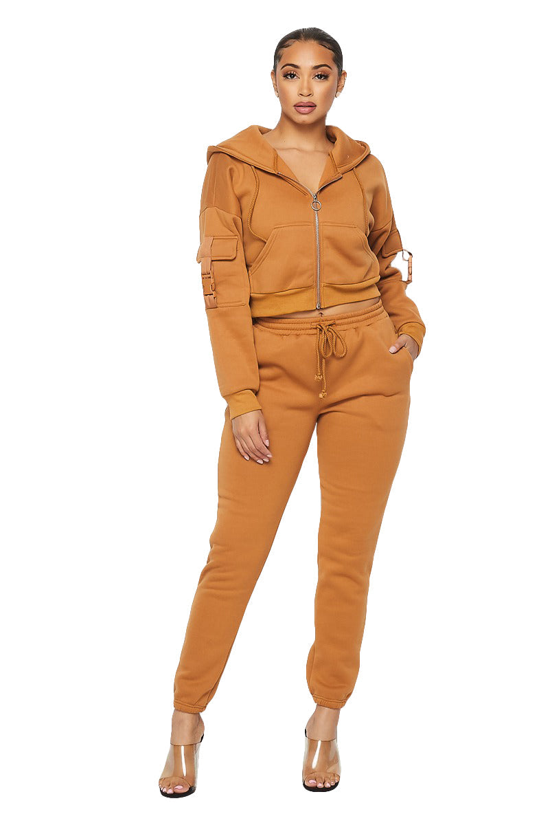 Sweatsuit - Camel