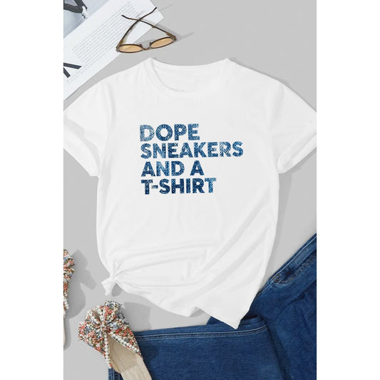 Dope Sneakers and a T-Shirt Tee {Unisex} Denim Illusion