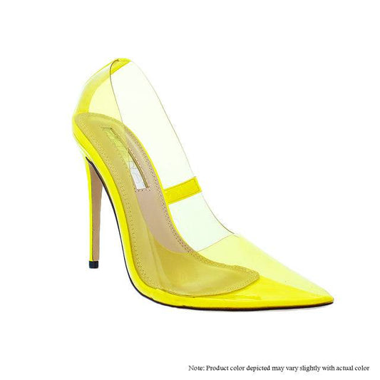 The Glass Slipper - Yellow {Order 1 1/2  Size Larger}