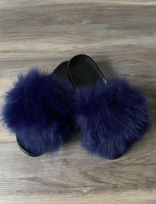 Slides -Navy {Order Size Up}