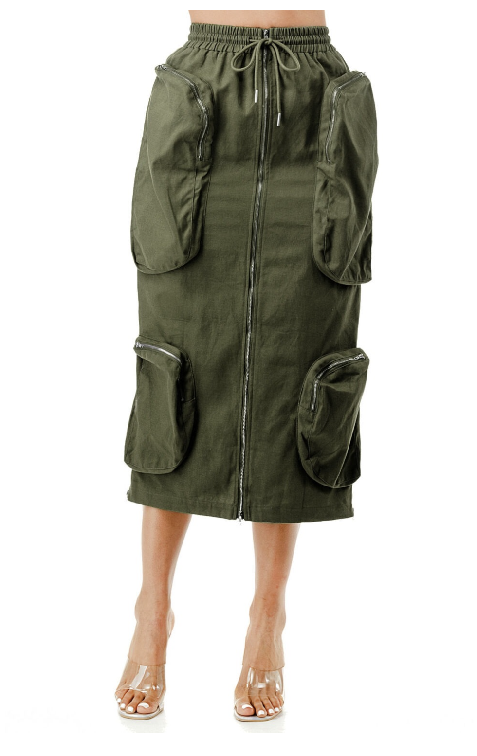 Cargo Midi Skirt