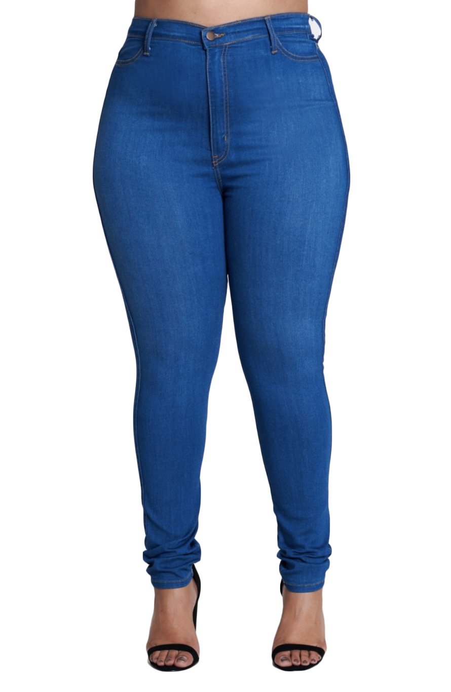{P88} Curvy Skinny Jeans - {2 colors}
