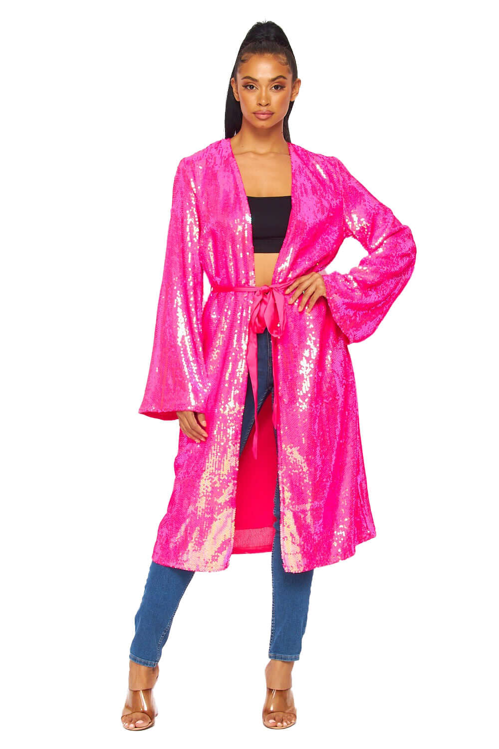 Sequin Kimono