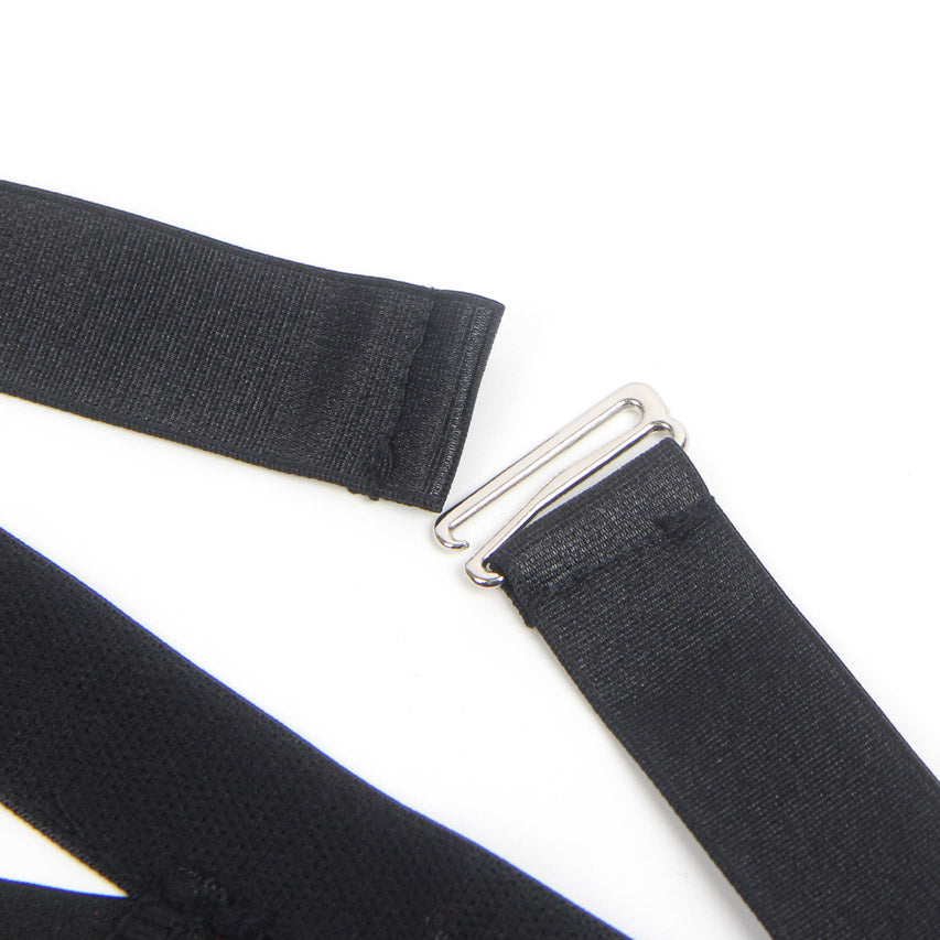 Bondage Bra and Garterbelt Set